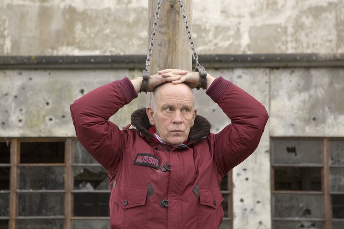 John Malkovich in chains