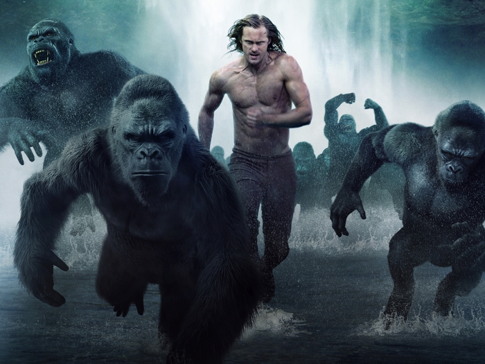 Alexander Skarsgård and gorillas