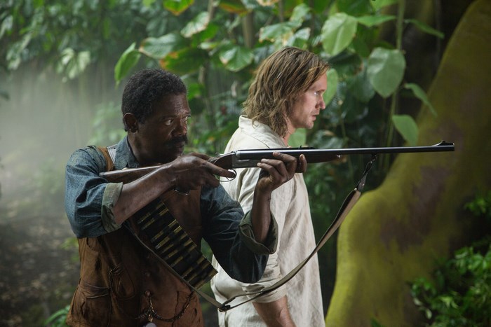 Tarzan and George Washington Williams in the jungle