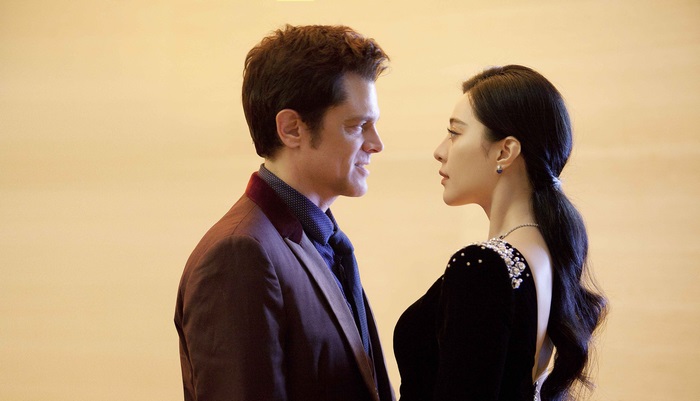 Fan Bingbing and man in formal wear