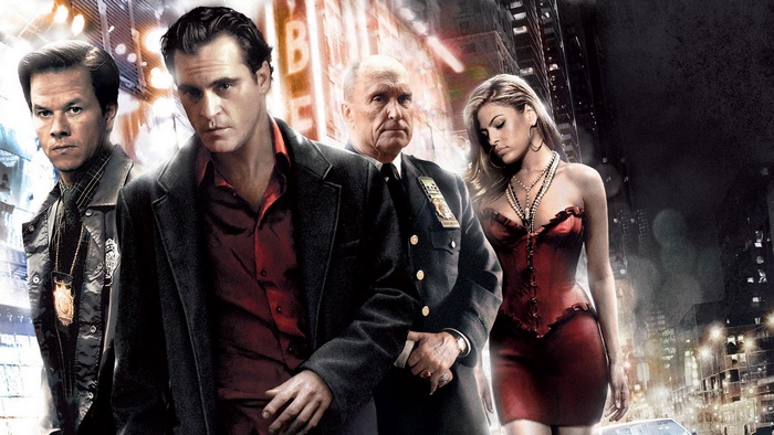 Joaquin Phoenix, Mark Wahlberg, Robert Duvall, Eva Mendes in We Own the Night