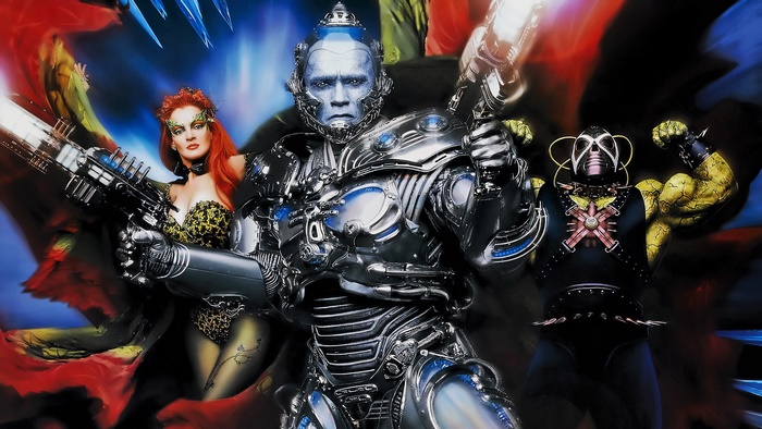 Mr. Freeze, Poison Ivy, and Bane from Batman & Robin