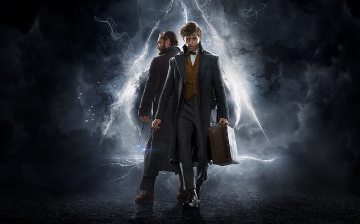 Eddie Redmayne and Jude Law from Fantastic Beasts