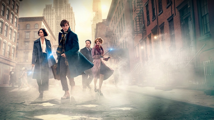 Newt Scamander and companions in New York