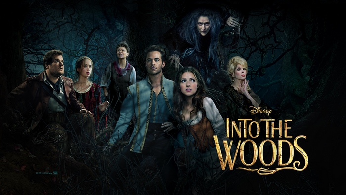 Into the Woods movie poster with Meryl Streep