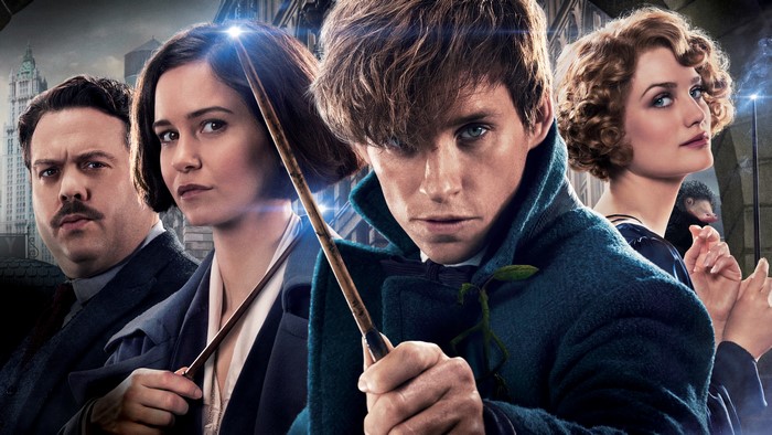 Newt Scamander and friends from Fantastic Beasts
