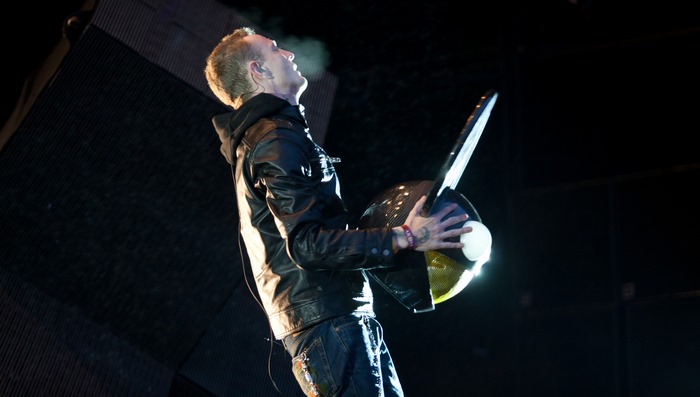 Deadmau5 performing live on stage