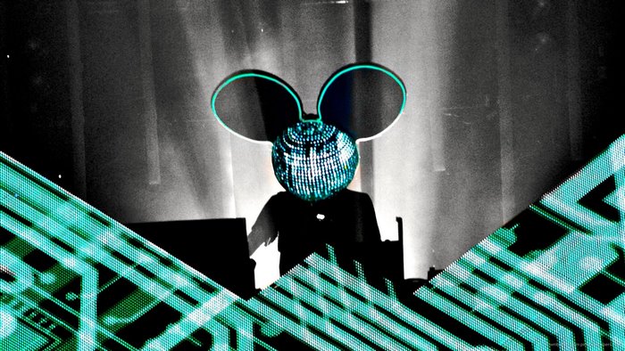 Deadmau5 performing live on stage
