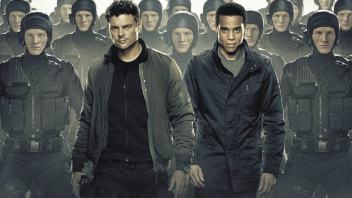 Karl Urban and Michael Ealy in Star Trek