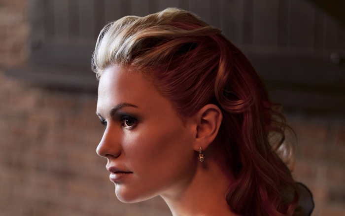 Anna Paquin in profile
