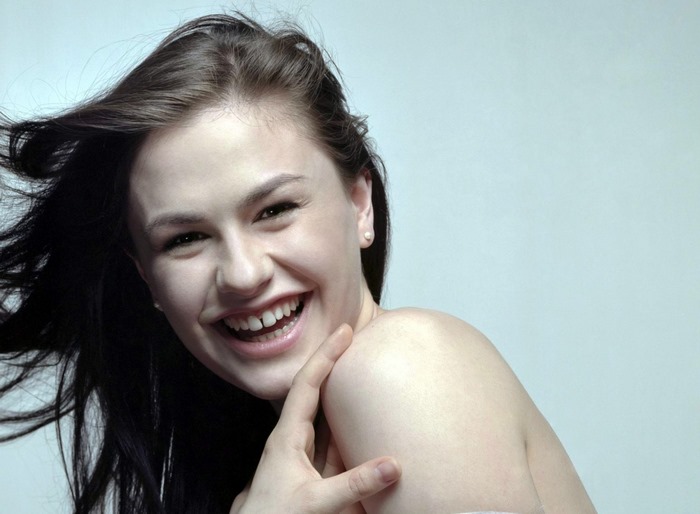 Anna Paquin laughing