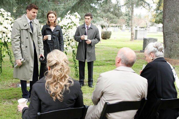 John Francis Daley at a funeral