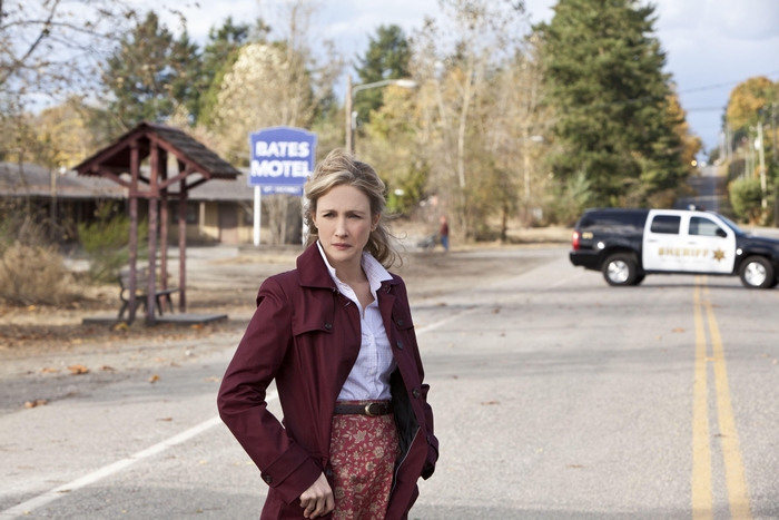 Vera Farmiga at Bates Motel
