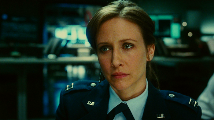 Vera Farmiga in military uniform