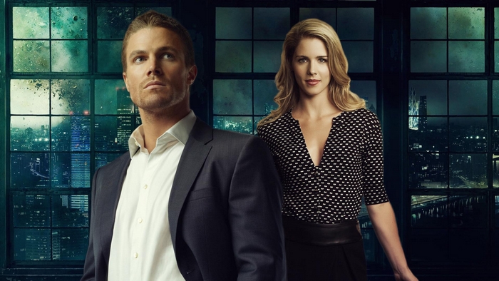 Oliver Queen and Felicity Smoak from Arrow