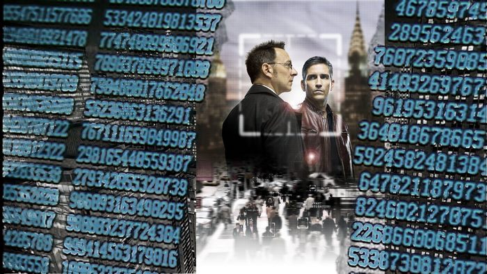 Michael Emerson and Jim Caviezel in Person of Interest