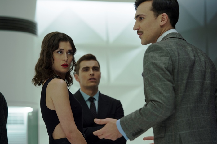 Dave Franco in a suit