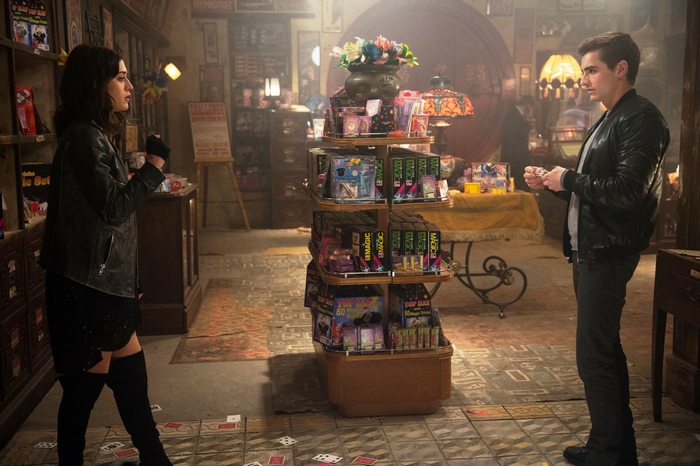 Dave Franco in a magic shop