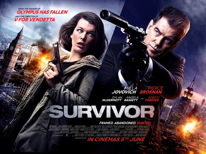Survivor starring Milla Jovovich and Pierce Brosnan