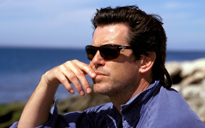 Pierce Brosnan wearing sunglasses