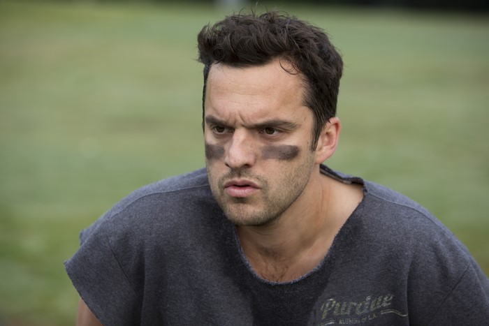 Ryan Davis with face paint