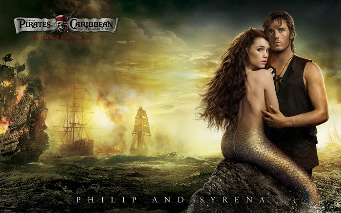 Philip and Syrena from Pirates of the Caribbean: On Stranger Tides