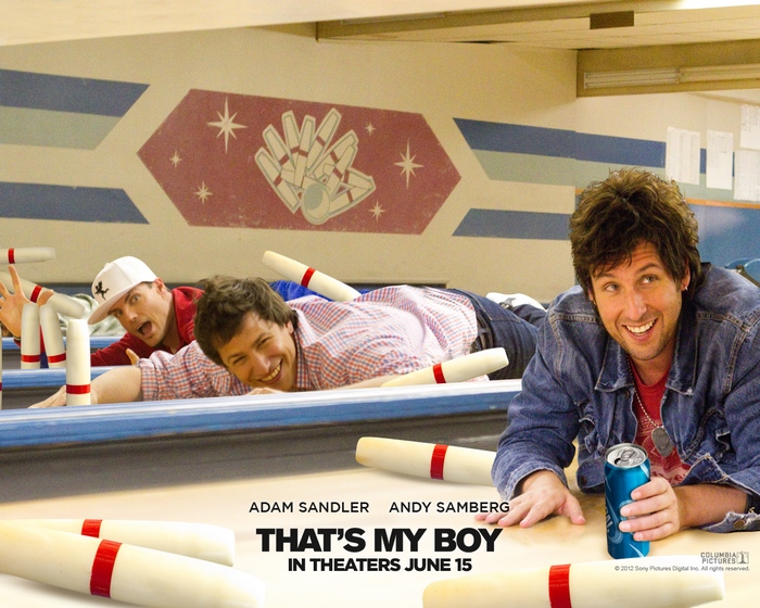 Adam Sandler and Andy Samberg in That's My Boy