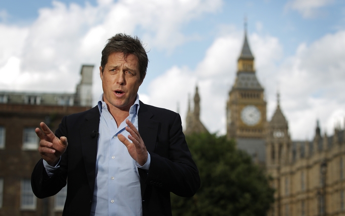 Hugh Grant in London