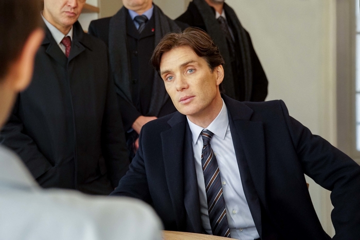 Cillian Murphy in a dark suit