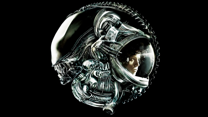 Alien Franchise Poster with Sigourney Weaver