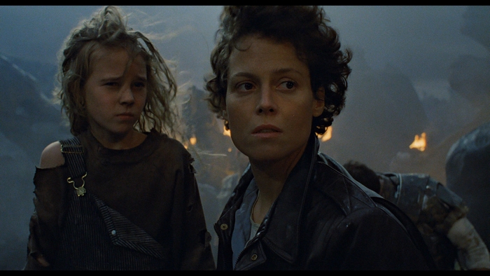 Ripley and Newt from Aliens