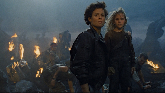 Ripley and Newt in Aliens