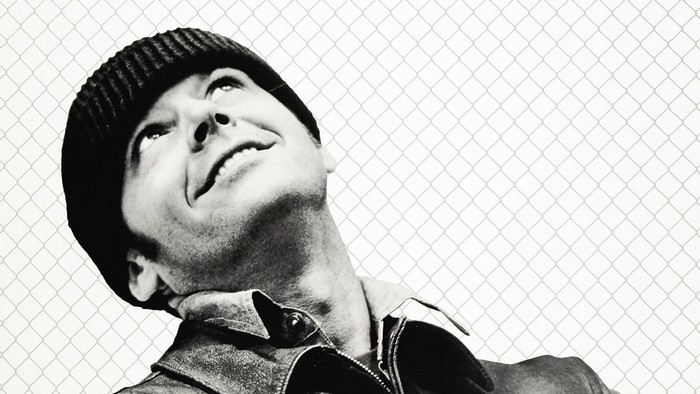 Jack Nicholson looking up