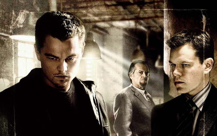 The Departed: Leonardo DiCaprio, Matt Damon, Jack Nicholson