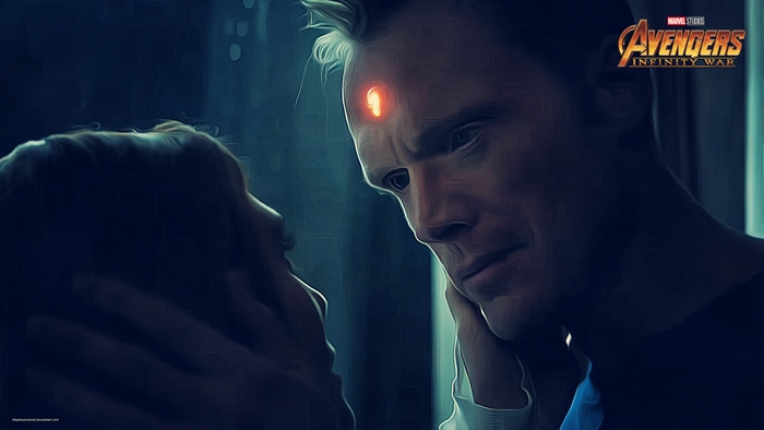 Vision and Scarlet Witch from Avengers: Infinity War