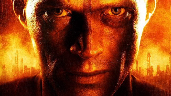 Paul Bettany in a close-up portrait