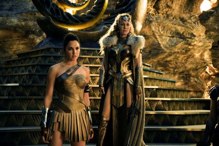 Wonder Woman and Antiope on Themyscira