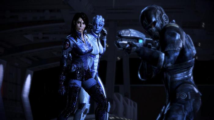 Ashley Williams and Liara T'Soni from Mass Effect