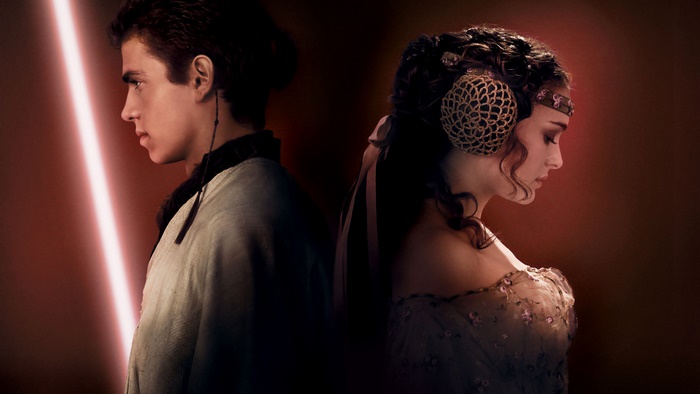 Anakin Skywalker and Padmé Amidala from Star Wars