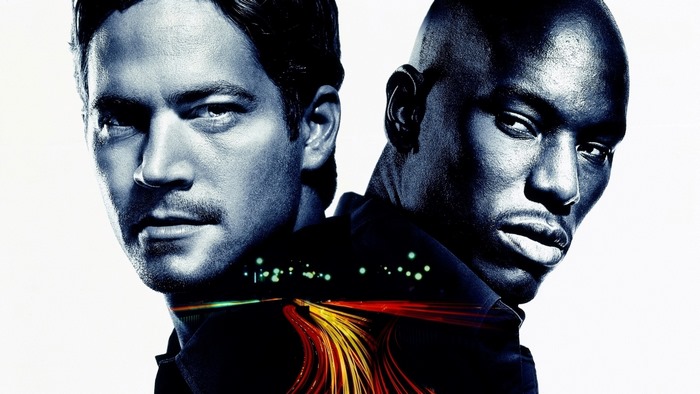 Tyrese Gibson and Paul Walker from Fast & Furious