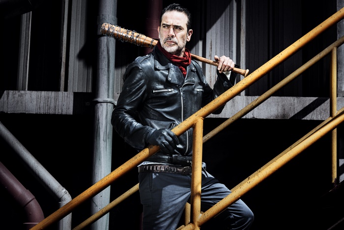 Jeffrey Dean Morgan with Lucille