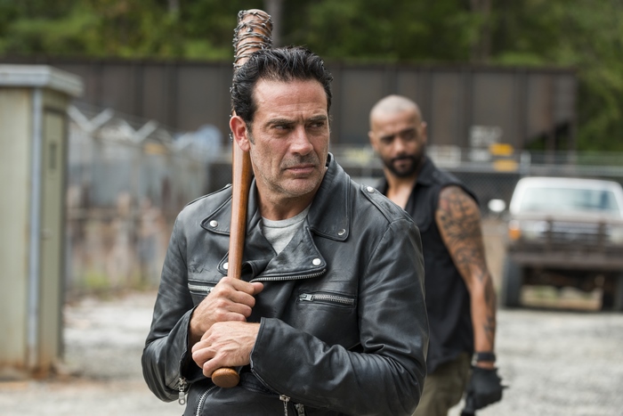 Jeffrey Dean Morgan with Lucille