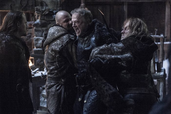 Ben Crompton and others in a fight