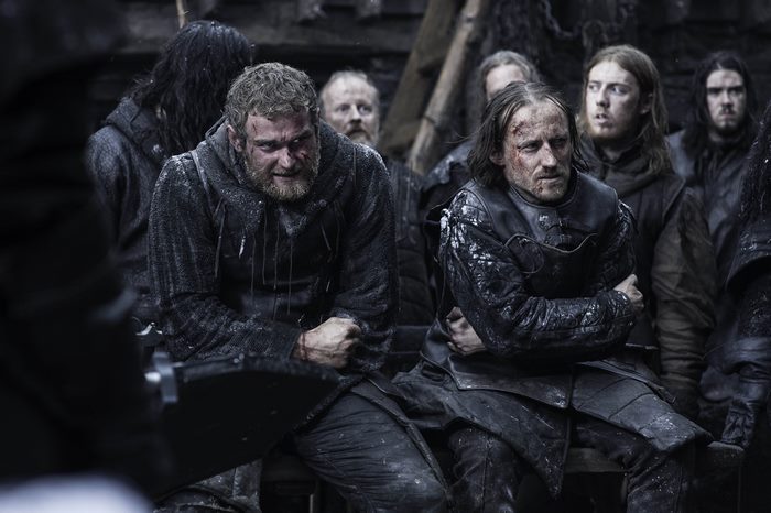 Ben Crompton and other men in Game of Thrones