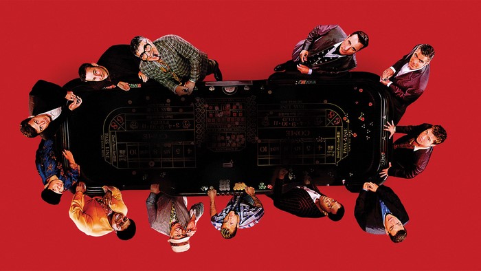 Ocean's Eleven Cast at a Craps Table