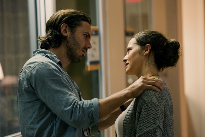 Casey Affleck and woman