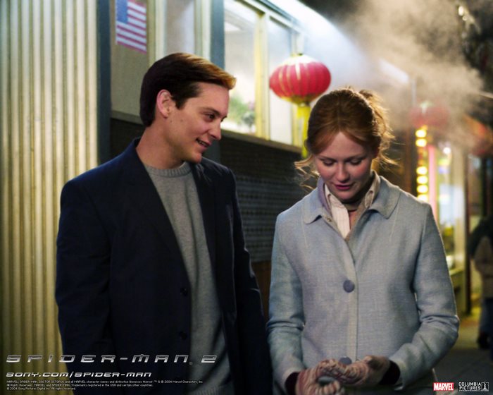 Peter Parker and Mary Jane Watson from Spider-Man 2