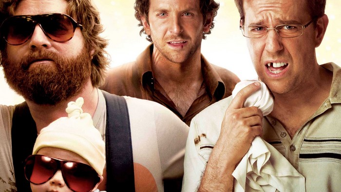 The Hangover movie poster with Zach Galifianakis
