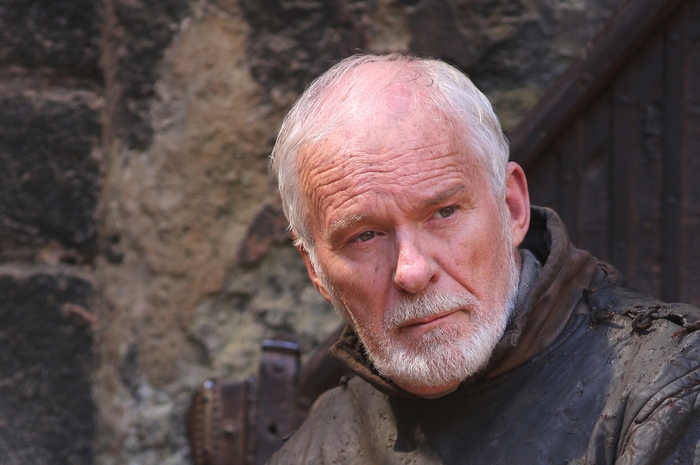 Ian McElhinney in costume