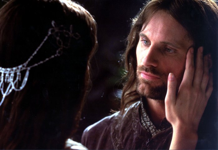 Aragorn and Arwen from The Lord of the Rings